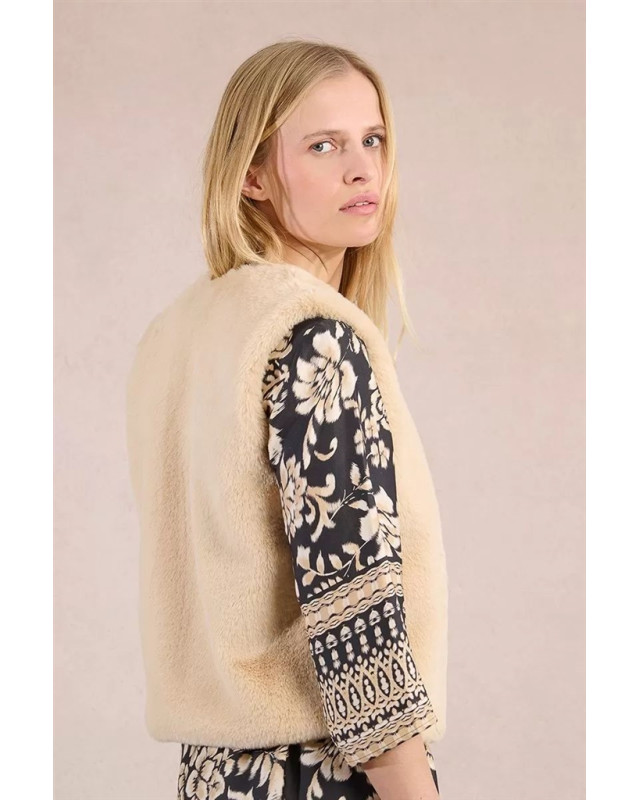 Gilet sans manche MOLLY BRACKEN Beige