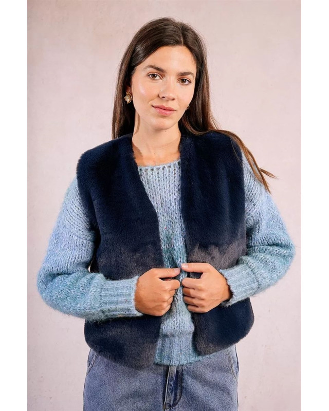 Gilet sans manche MOLLY BRACKEN Denim