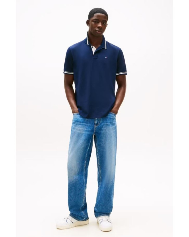 Polo Manche Courte TOMMY HILFIGER Marine