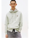 sweat a capuche TOMMY JEANS misty sage tonal