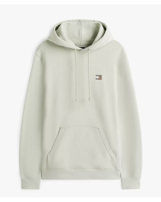 sweat a capuche TOMMY JEANS misty sage tonal