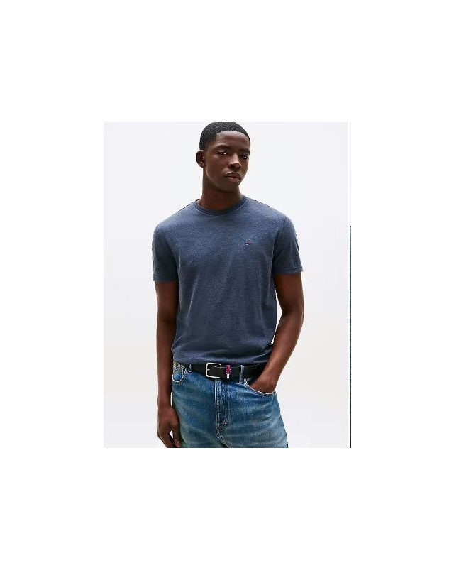 Tee shirt ras du cou TOMMY HILFIGER dark night navy htr
