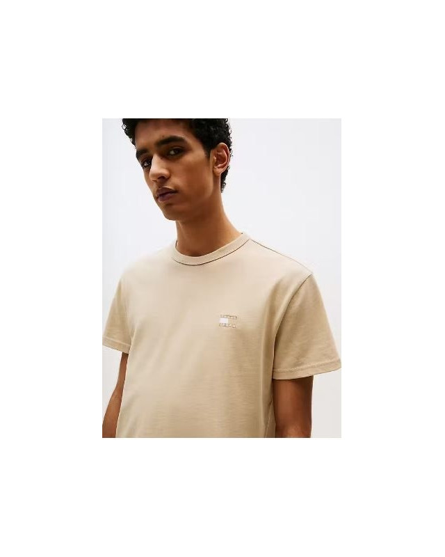 T-shirt à badge Tommy TOMMY HILFIGER Beige