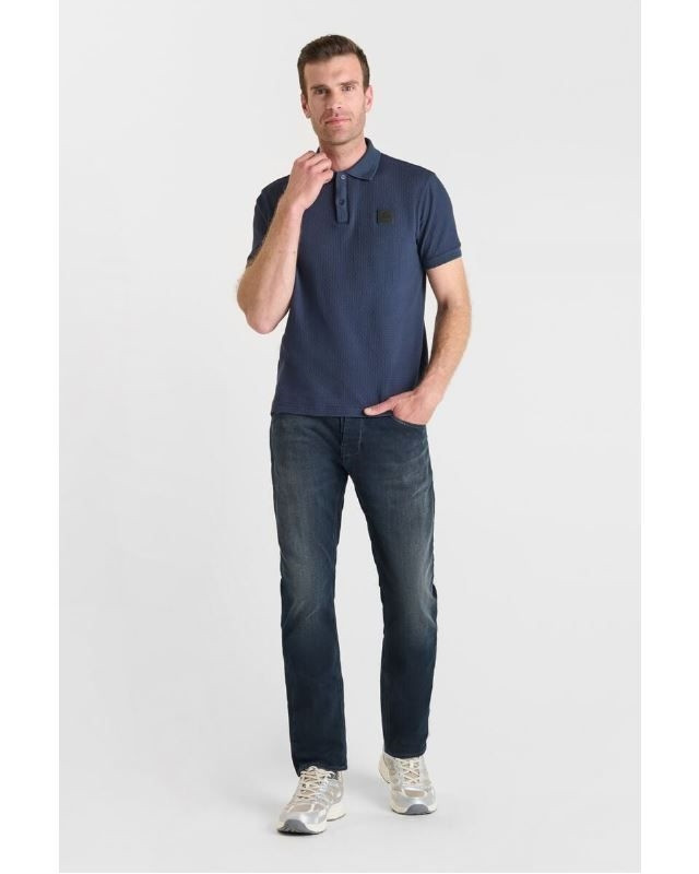 Polo sans manche LE TEMPS DES CERISES Marine