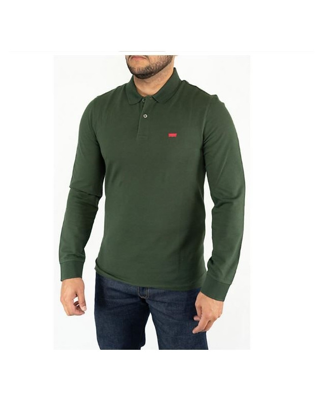 Polo manche longue LEVI'S Vert