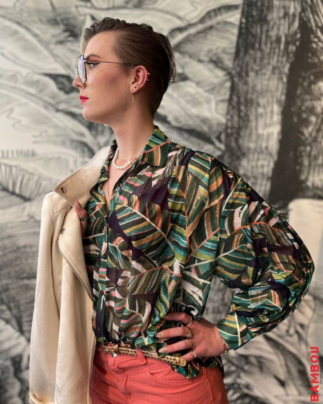 Chemisier MOLLY BRACKEN Vert Aloha