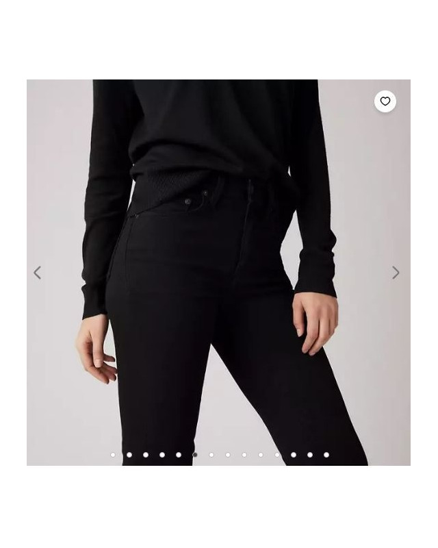 Jean taille haute 724 LEVI'S Noir