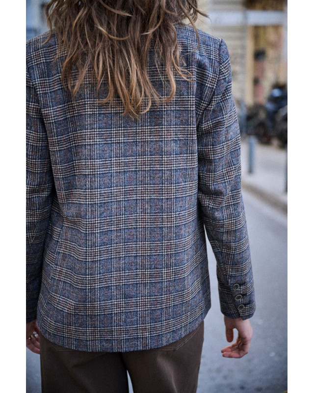 Veste blazer vlady LAURE+MAX carreaux