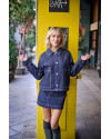 Jupe courte jim LAURE+MAX denim brut