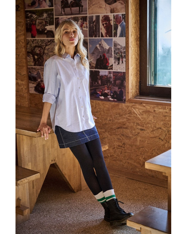 Jupe courte jim LAURE+MAX denim brut