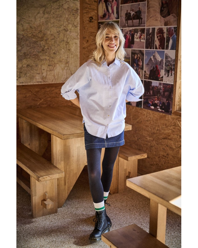 Jupe courte jim LAURE+MAX denim brut