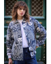 veste courte veronika  LAURE+MAX imp indigo