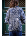 veste courte veronika  LAURE+MAX imp indigo