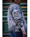 veste courte veronika  LAURE+MAX imp indigo