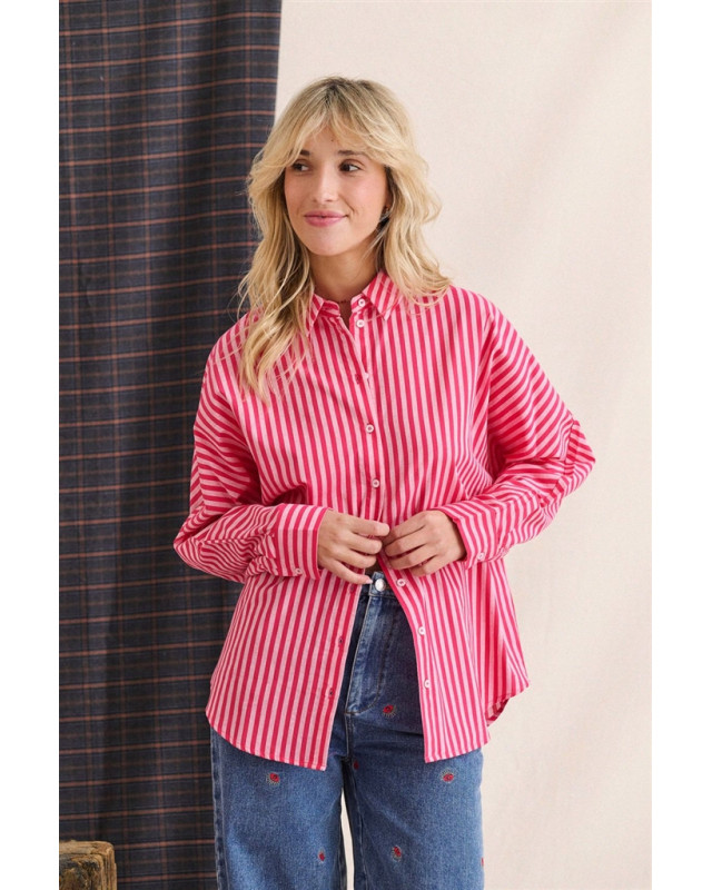 chemise contis LAURE+ MAX rose