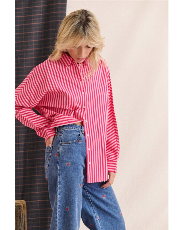 chemise contis LAURE+ MAX rose