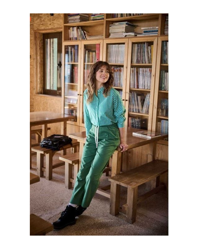 chemise contis LAURE+ MAX vert