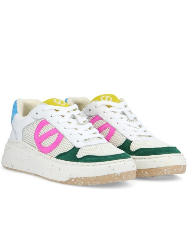 Baskets Bridget NO NAME white/pink