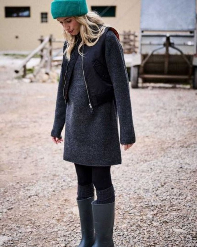 robe remy LAURE+ MAX gris