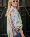 Chemise calanque rayé LAURE+ MAX rayures multi