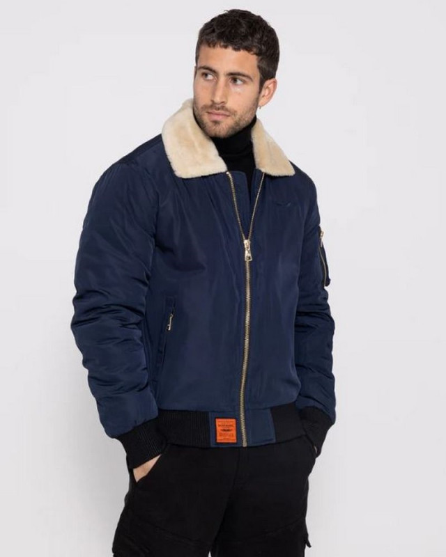 BOMBERS BLOUSON COURT VERSMOLD MEN marine