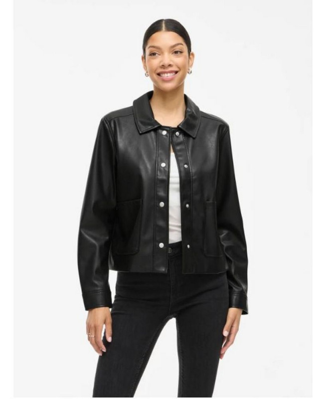 Veste courte vihellium 14107793 VILA Noir