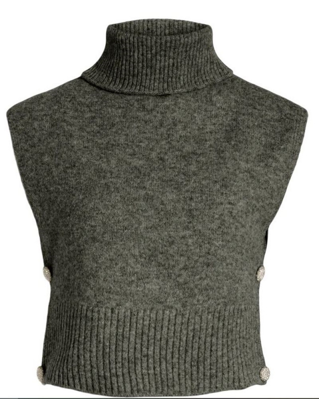 Pull sans manches 14089425 vilyla VILA Kaki