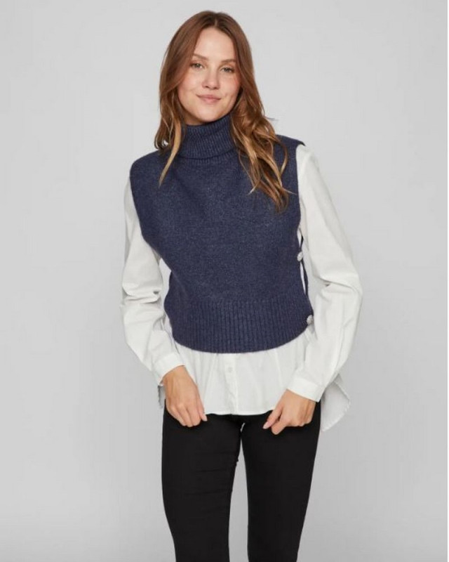 Pull sans manches 14089425 vilyla VILA Marine