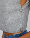 Pull sans manches 14089425 vilyla VILA gris