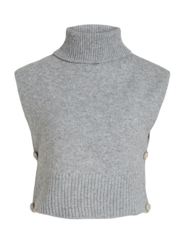 Pull sans manches 14089425 vilyla VILA gris