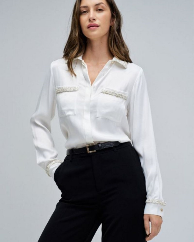 Chemise 21010473 SALSA BLANC