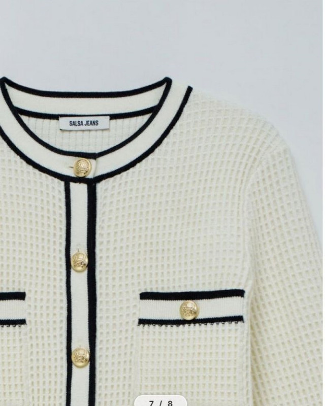 Gilet Chanel SALSA Ecru