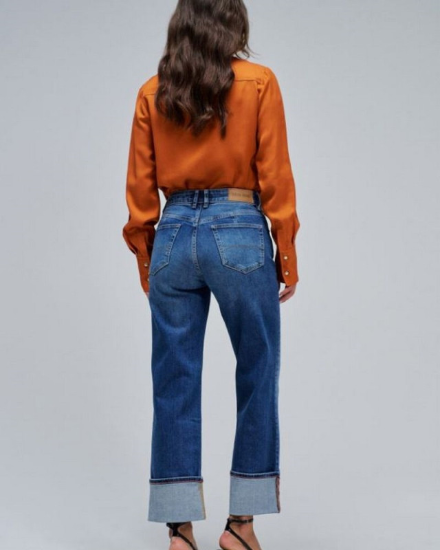 Jeans large True SALSA bleu clair