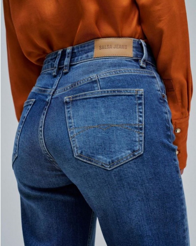 Jeans large True SALSA bleu clair