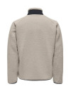 Veste polaire onsdallas ONLY &SONS silver lining d.navy + blues ashes