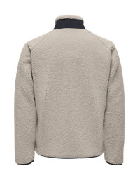 Veste polaire onsdallas ONLY &SONS silver lining d.navy + blues ashes