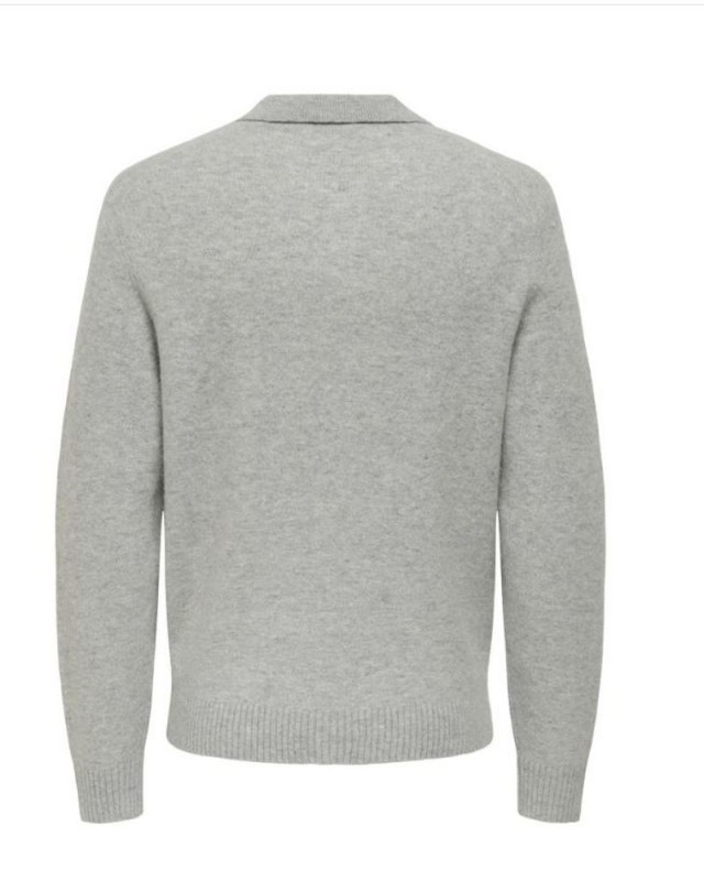 Pull col polo onsjay ONLY & SONS gris