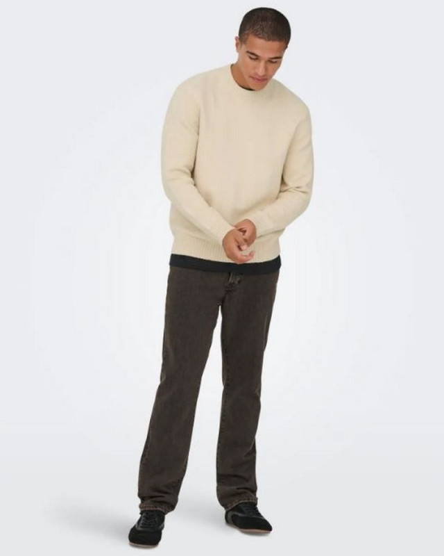 Pull Onsjames Only&Sons Beige