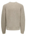 Pull Col Rond Onslitus Only&Sons Beige