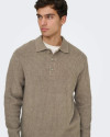 Pull col polo Onsdale Only&Sons walnut