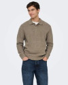 Pull col polo Onsdale Only&Sons walnut