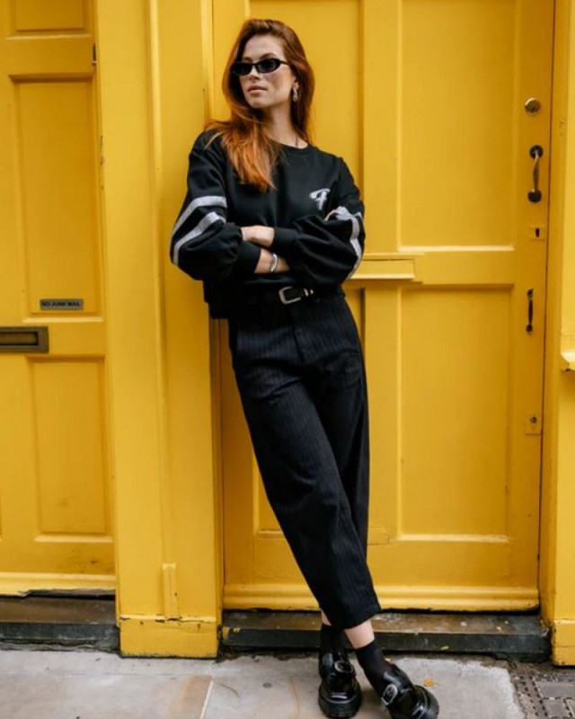 Pantalon ballon Rosalia Kult FREEMAN T PORTER Noir