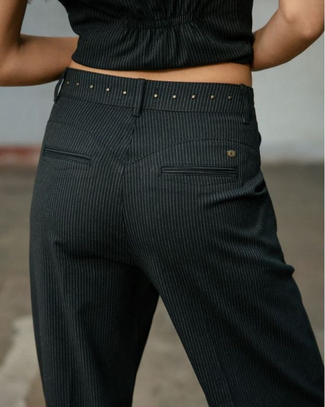 Pantalon large Sharon Oficina FREEMAN T PORTER f1346 black iris