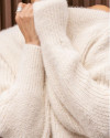 Pull en maille Peria FREEMAN Ecru