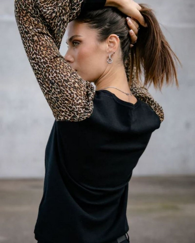 Pull v Laonie Soft FREEMAN T PORTER Noir