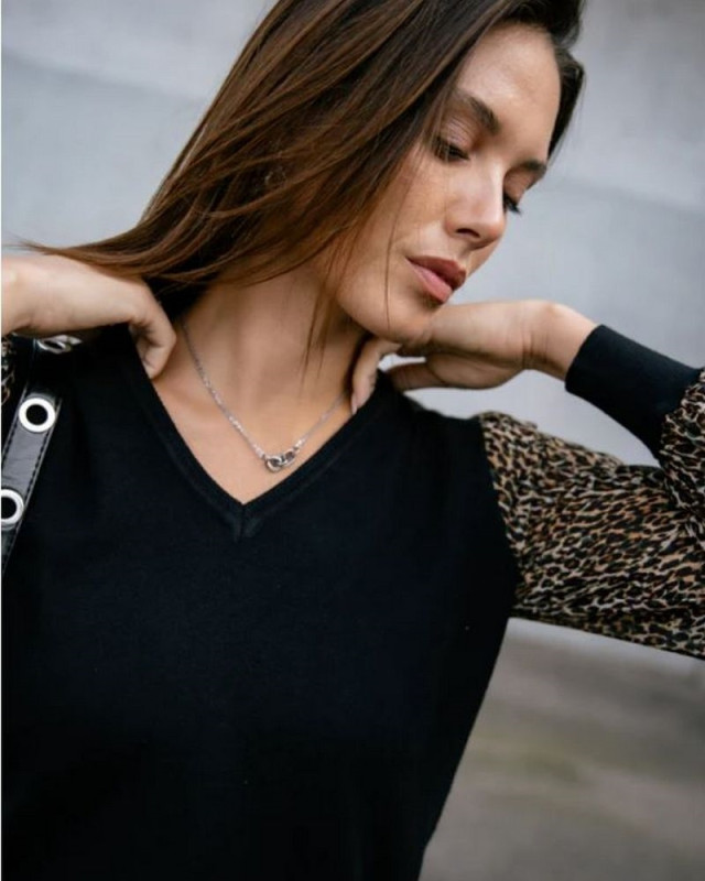 Pull v Laonie Soft FREEMAN T PORTER Noir