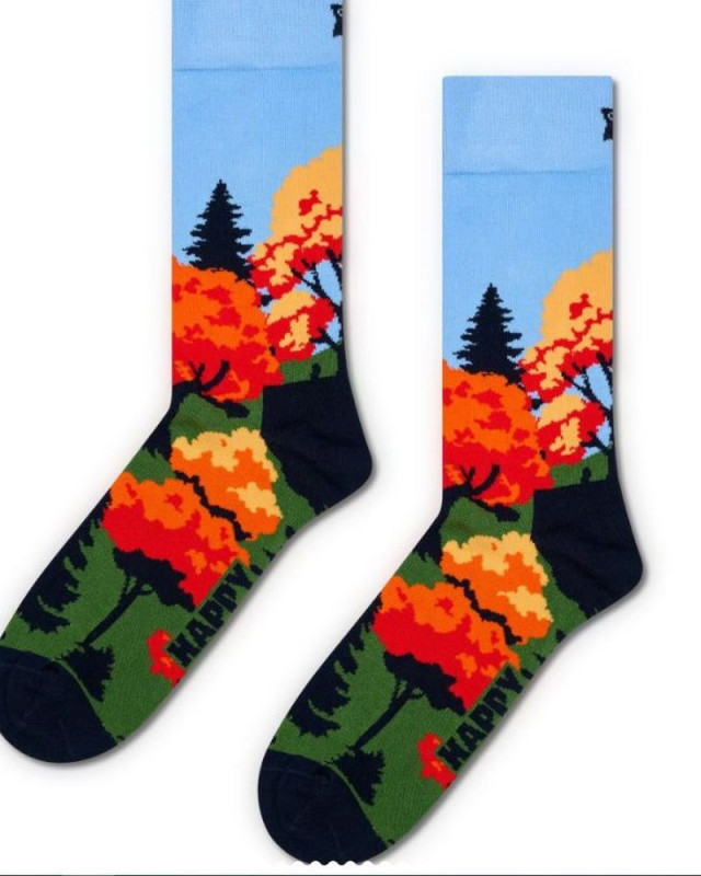 chaussette autumn sock HAPPY SOCKS marine