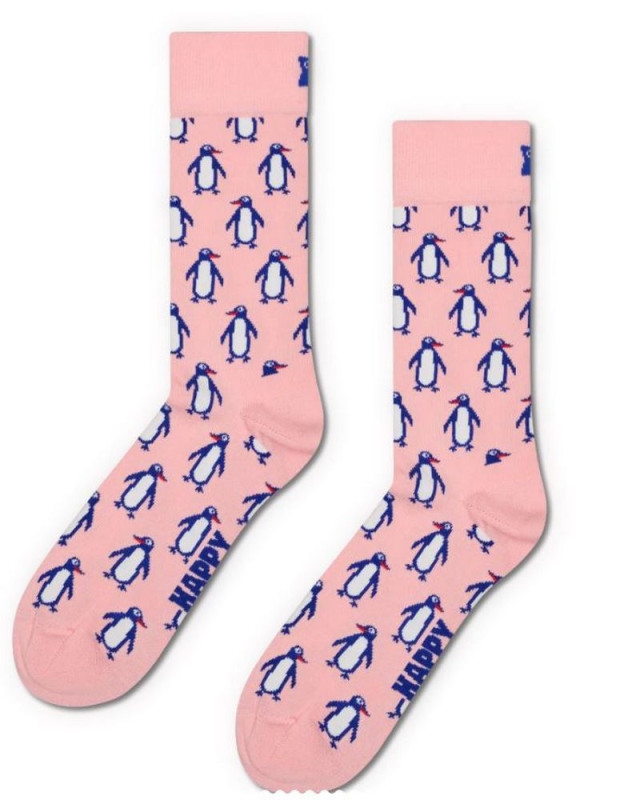 Chaussette penguin sock HAPPY SOCKS light pink