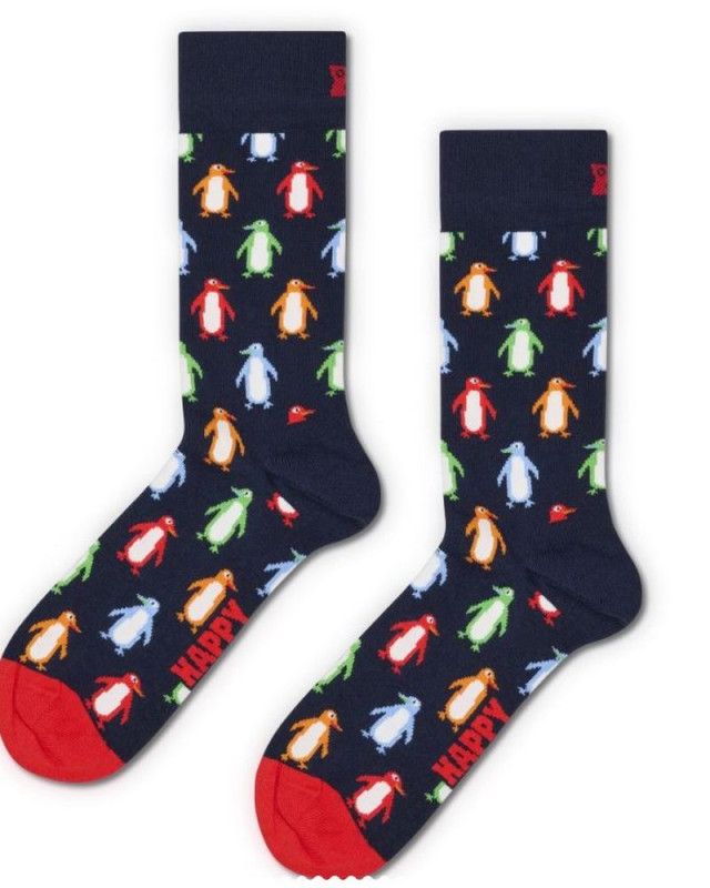 chaussette penguin sock HAPPY SOCKS marine