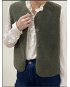Gilet sans manche K202-384 IT HIPPIE Kaki